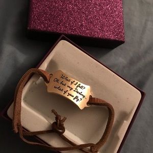 Homemade “what if I fall” bracelet